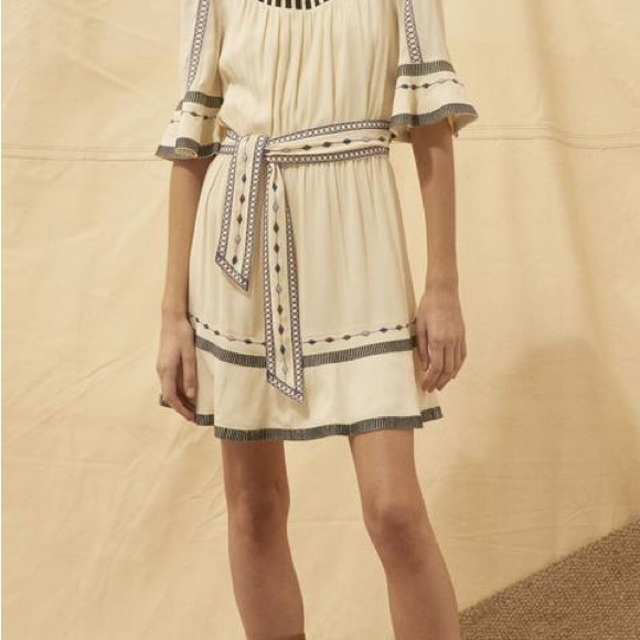 NWT Ba&Sh Plaza Embroidered Dress “sz 2” - Picture 2 of 8